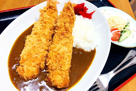 大海老フライカレー